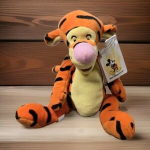 Tigger‎ Bean Bag 9" Plush Walt Disney World Winnie The Pooh NWT Y2K Vintage